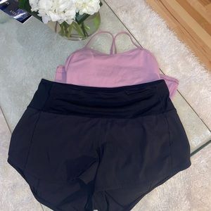 🍋 LULULEMON TOP & SHORTS 🍋